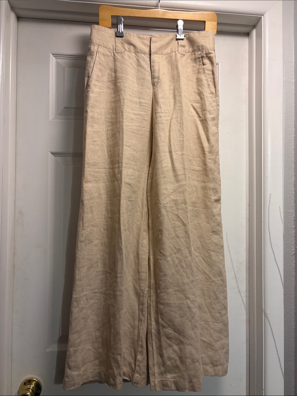 London Jean Marisa Fit 100% linen pants size 4